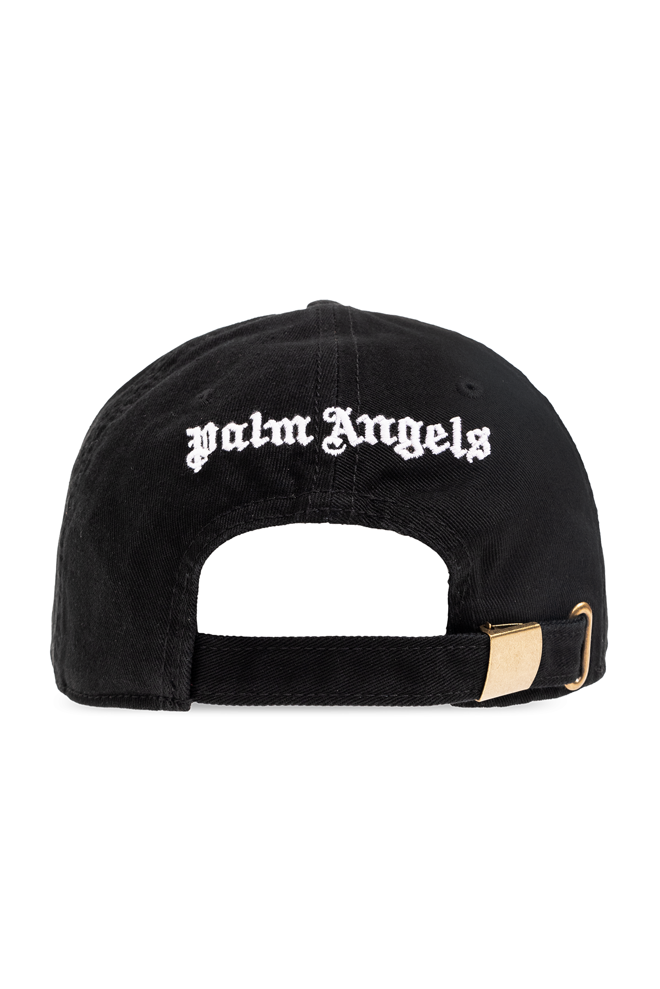 Black Baseball cap with monogram Palm Angels Vitkac GB